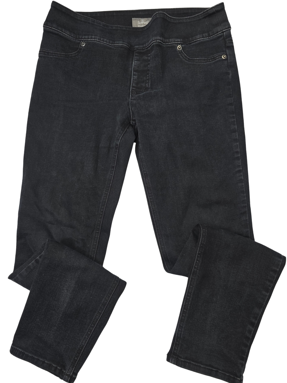 Chico's So Slimming Size 8 Or M Black Pull-On Jeggings 3624-CQ - Picture 2 of 8